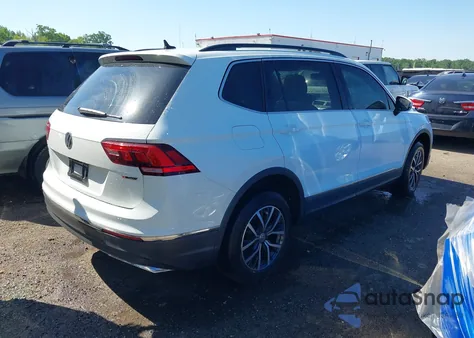 2020 Volkswagen Tiguan 2.0T Se/2.0T Se R-Line Black/2.0T Sel z USA, uszkodzony, nr VIN 3VV2B7AX5LM062536